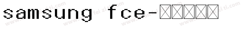 samsung fce字体转换